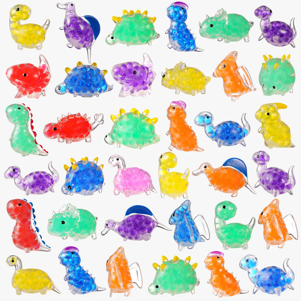 36 Pcs Squishy Dinosaur Toys with Water Beads Party Favors SCIONE
