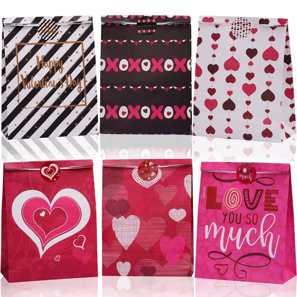 24 pcs Paper Party Favor Goody Bags-Valentine's Day bag SCIONE