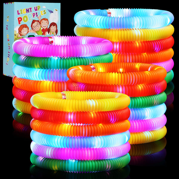 Glow Sticks Light Up Pop Tubes Party Favors SCIONE