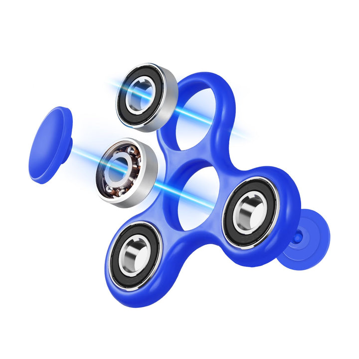 1 Pack Fidget Spinner Toy Stress Relief - Blue SCIONE