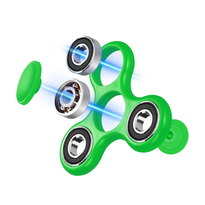 1 Pack Fidget Spinner Toy Stress Relief - Green SCIONE