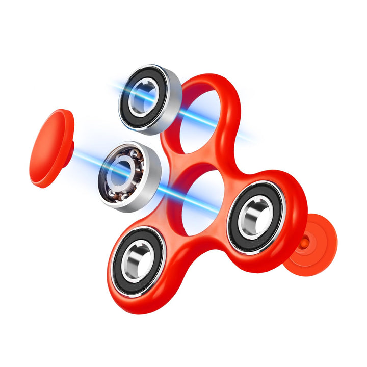 1 Pack Fidget Spinner Toy Stress Relief - Red SCIONE