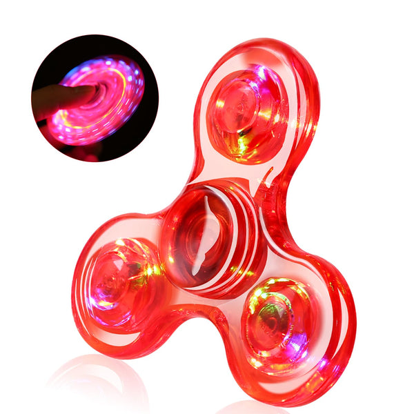 1 Pcs Fidget Spinners LED Light up for Kids - Red SCIONE