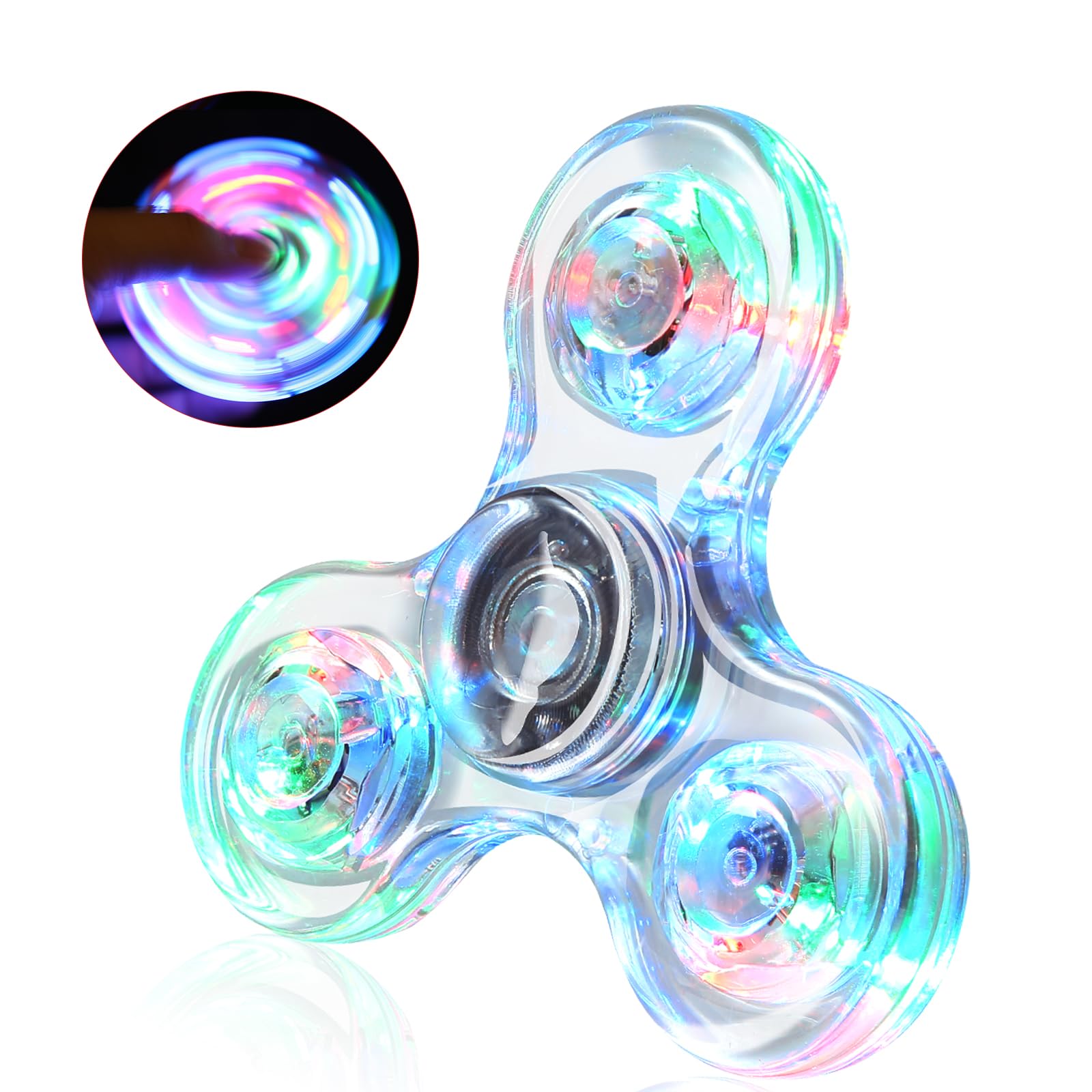 Light up fidget spinners on sale