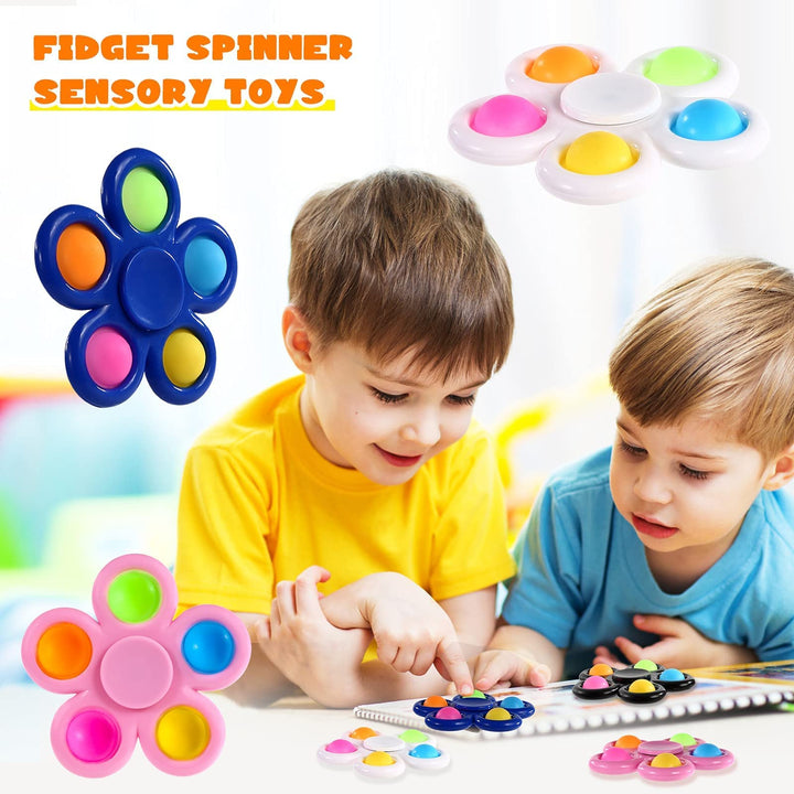 10 Pack Fidget Spinners for Kids Colorful SCIONE