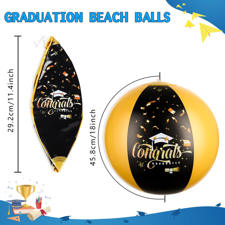 24 Pack Graduation Beach Balls SCIONE