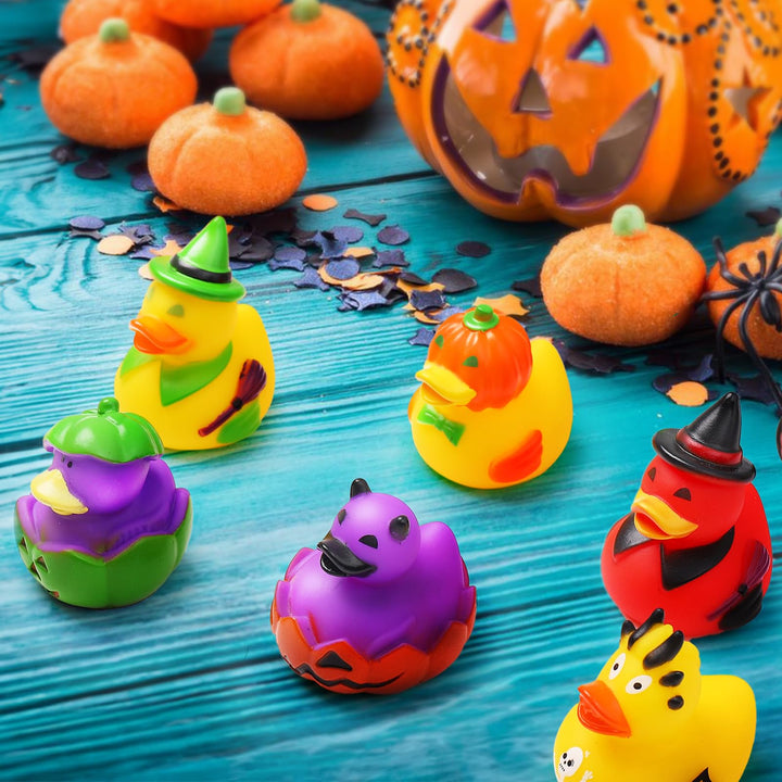 24 Pack Halloween Rubber Ducks Party Favors SCIONE