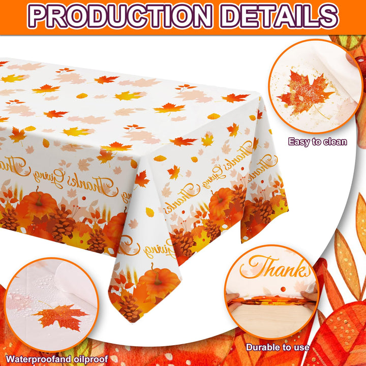 3 Pcs Tablecover Party Supplies-Thanksgiving SCIONE