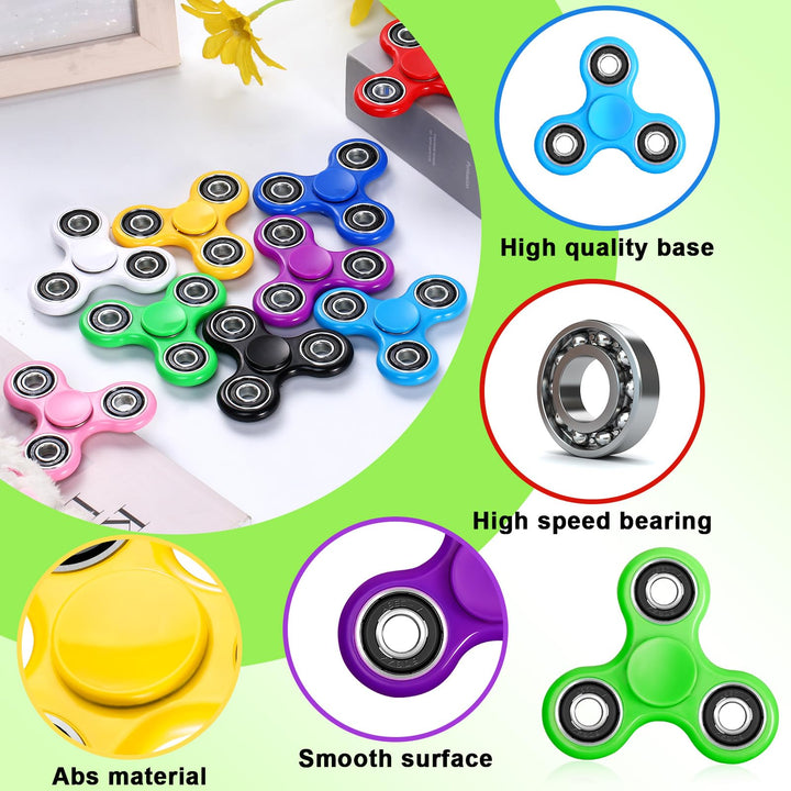 50 Pack Party Favors Fidget Spinners for Kids SCIONE