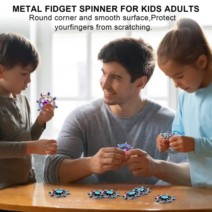 Metal Fidget Spinner Gifts for Adults and Kids - Drop shaped SCIONE