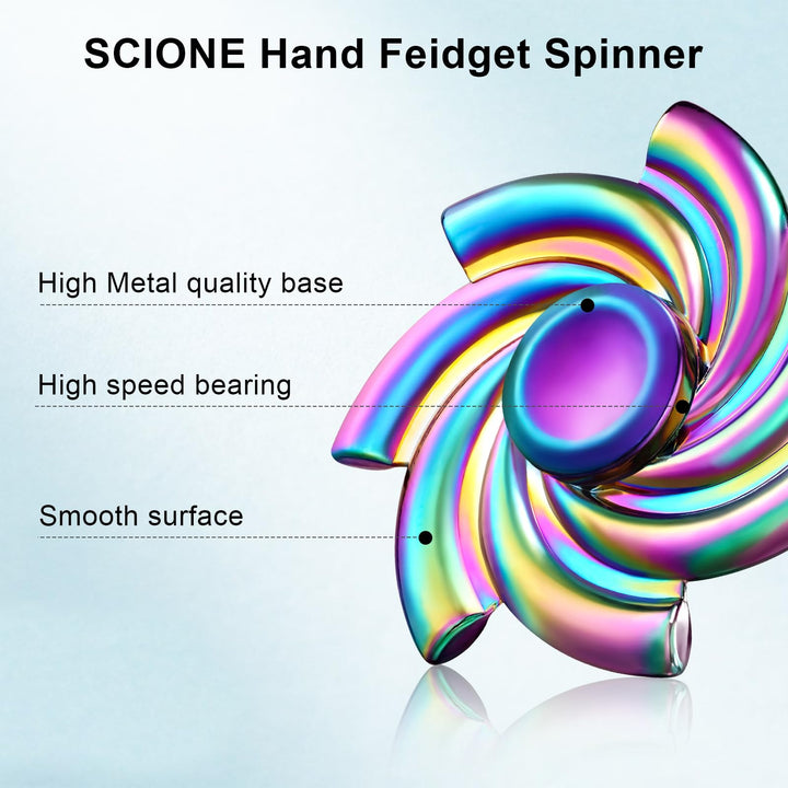 Metal Fidget Spinner Gifts for Adults and Kids - Fanr SCIONE