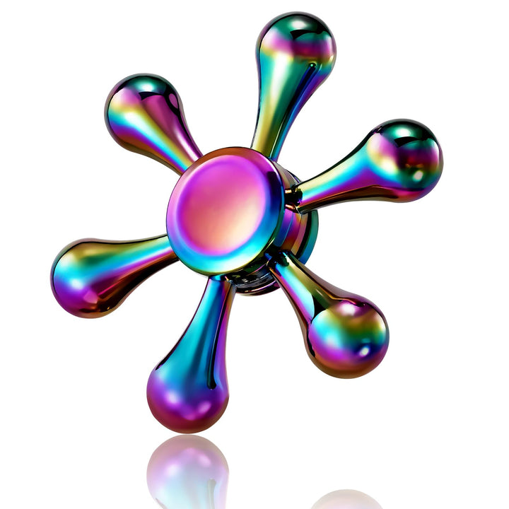 Metal Fidget Spinner Gifts for Adults and Kids - Rainbow SCIONE