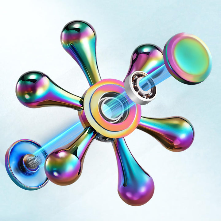 Metal Fidget Spinner Gifts for Adults and Kids - Rainbow SCIONE