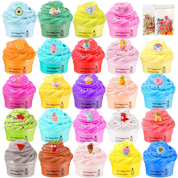 24 Pack Butter Slime Kit Party Favor Gifts SCIONE