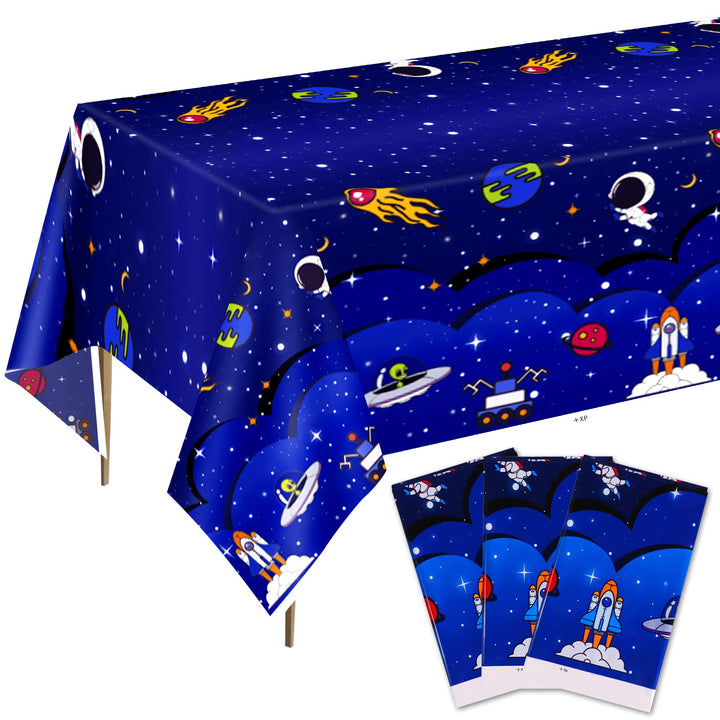 3 Pcs Tablecover Graduation Party Supplies-Space SCIONE