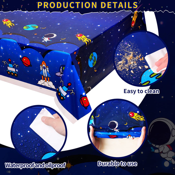 3 Pcs Tablecover Graduation Party Supplies-Space SCIONE