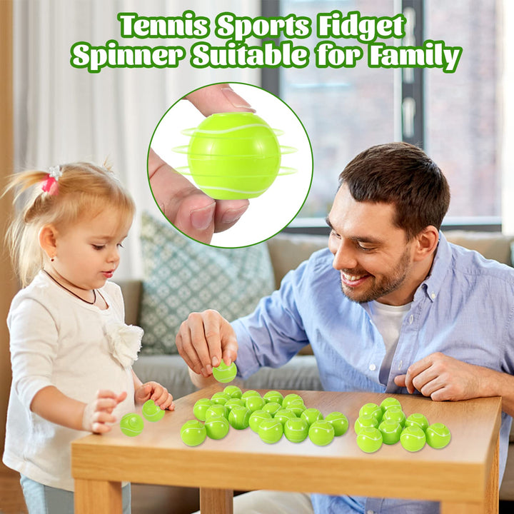 36 pack Sports Fidget Spinner Party Favors for Kids-Tennis SCIONE