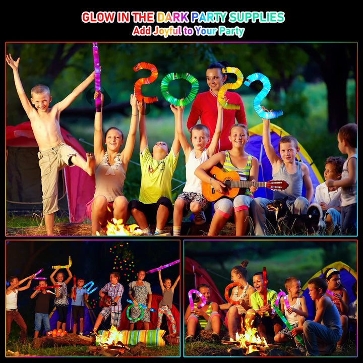 Glow Sticks Light Up Pop Tubes Party Favors SCIONE