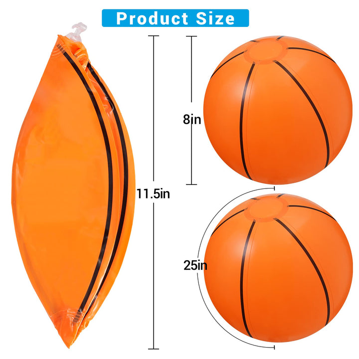 Beach Balls Bulk Inflatable Swimming Pool Toys - Basketball SCIONE