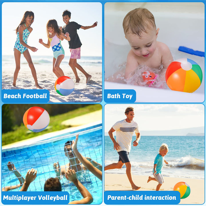 Beach Balls Bulk Inflatable Swimming Pool Toys - Colorful SCIONE