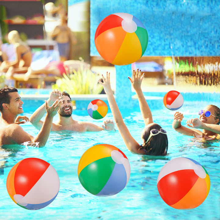 Beach Balls Bulk Inflatable Swimming Pool Toys - Colorful SCIONE