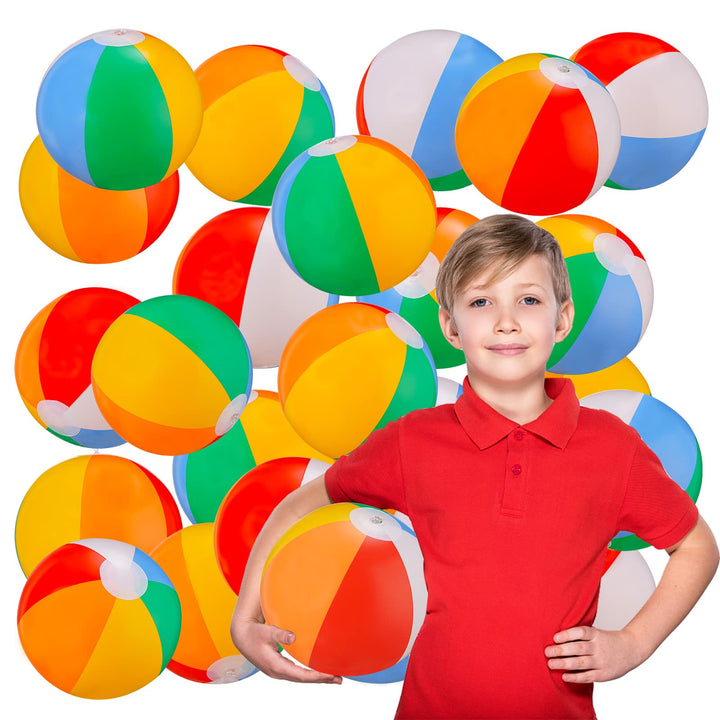 Beach Balls Bulk Inflatable Swimming Pool Toys - Colorful SCIONE