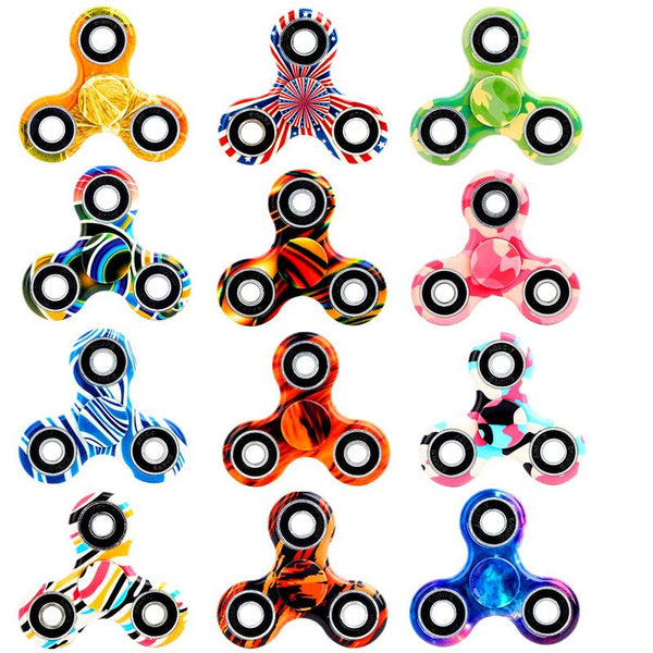 Wholesale Scione Fidget Kids Toy Rainbow Spinner 12Pack SCIONE