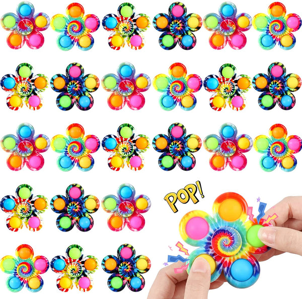 Wholesale Scione Bubble Tie-dye Fidget Spinner 24 Pack SCIONE